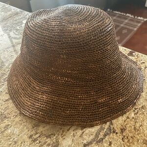 NWT San Diego Hat Company Raffia Bucket